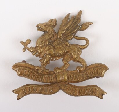 11th (Lonsdale) Service Battalion The Border Regiment Cap Badge