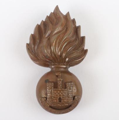 WW1 Royal Inniskilling Fusiliers Officers Cap Badge