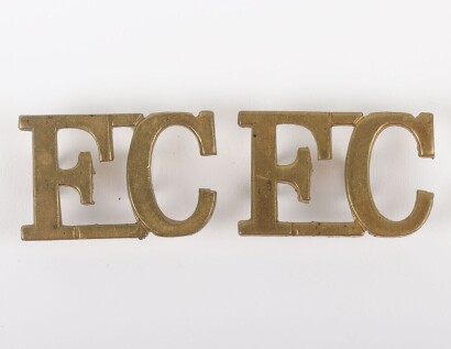 WW1 Forage Corps Cap / Shoulder Titles