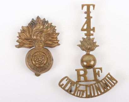 4th Territorial Battalion (City of London) Royal Fusiliers Shoulder Title