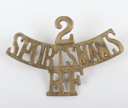 Rare 24th Service Battalion Royal Fusiliers City of London Regiment (2nd Sportsman&rsquo;s) Shoulder Title