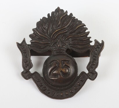 Rare 25th (Frontiersmen) Service Battalion Royal Fusiliers Field Service Cap Badge