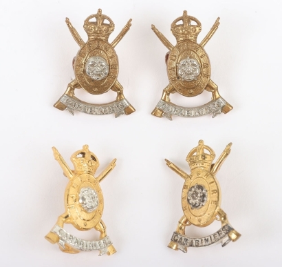 Hampshire Yeomanry Carabineers Collar Badges