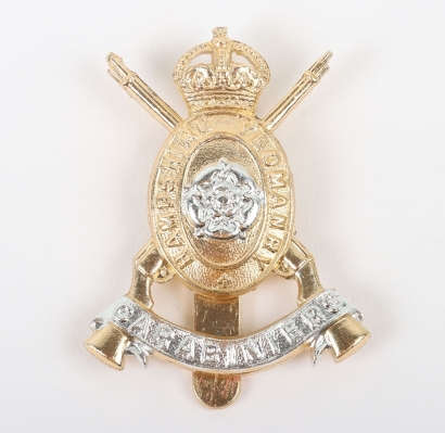 George VI Hampshire Yeomanry Carabineers Anodised Cap Badge