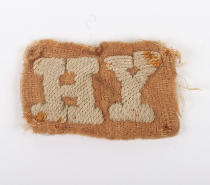 WW1 Hampshire Yeomanry Cloth Title
