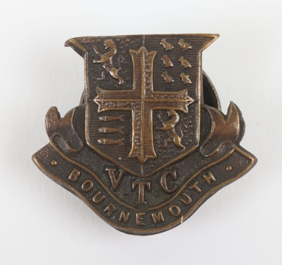 WW1 Bournemouth Volunteer Training Corps (V.T.C) Lapel Badge