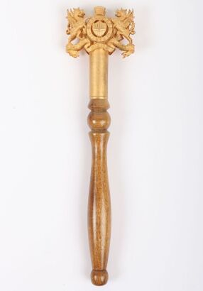 Victorian Gilt Metal Tipstaff, Likely Used by One of the Members of the City of London&rsquo;s Lord Mayor and Sheriff&rsquo;s Committee