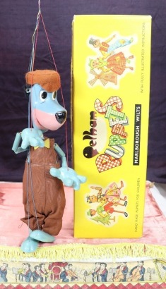 Pelham Puppet SL type Hanna Barbera Huckleberry Hound, 1964-66,