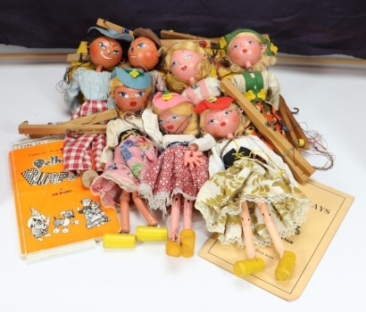 Collection of Pelham Puppet SS types,