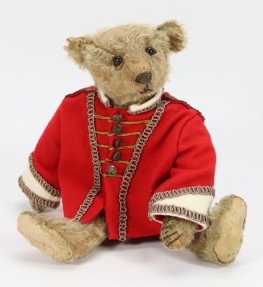 A Steiff brown mohair Teddy bear, German circa 1909,