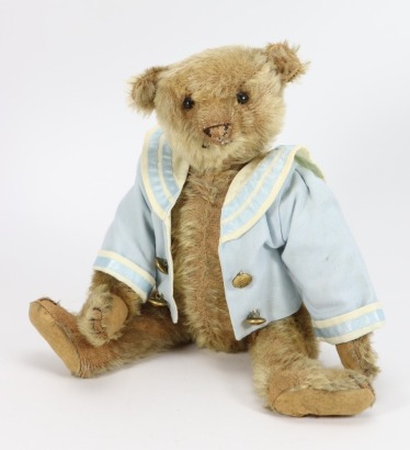 A Steiff brown mohair Teddy bear, German circa 1909