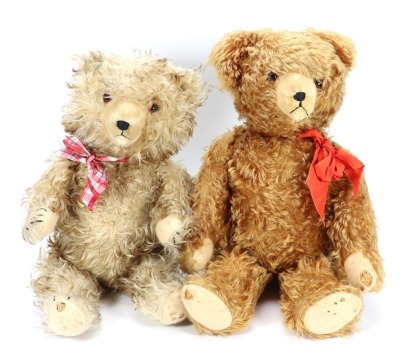 Two large Hermann Teddy bears, German 1930s