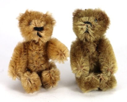 Two miniature post war Schuco mohair Teddy bears, German