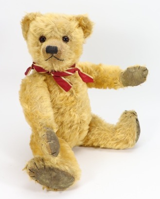 A post-war golden mohair Farnell Teddy bear,
