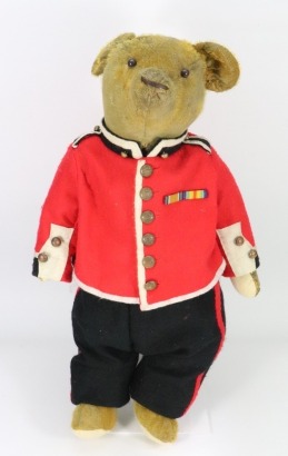 An early English golden mohair Teddy bear,