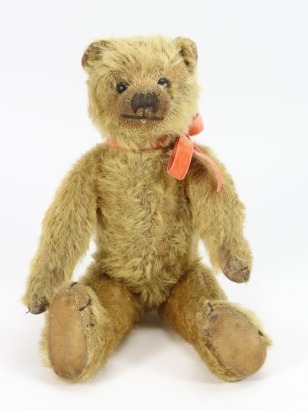 An early English golden mohair Teddy bear, circa 1910,