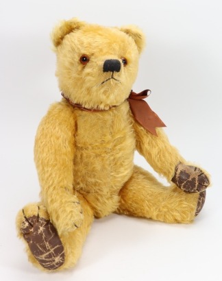A post-war golden mohair Farnell Teddy bear,