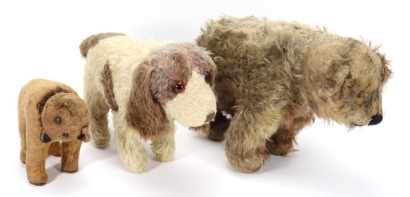 A collection of soft toy animals