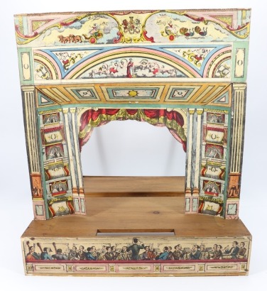 Two Wooden toy Theatres,