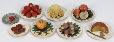 A good early set of English dolls house food