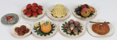 A good early set of English dolls house food - 2