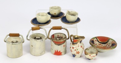 Westacre metal painted dolls house miniatures, 1926, - 2