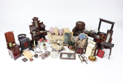 The 'Mc Rae' family dolls house and contents, 1920s, - 13