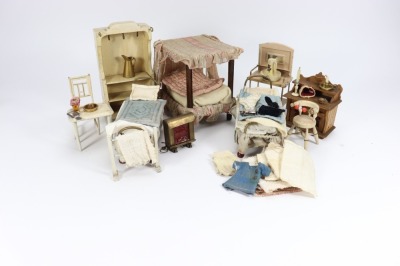 The 'Mc Rae' family dolls house and contents, 1920s, - 14