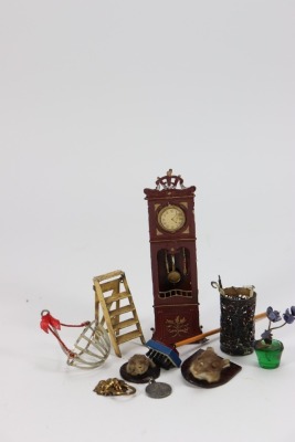 The 'Mc Rae' family dolls house and contents, 1920s, - 16
