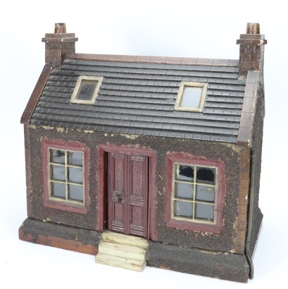 A model dolls house, English circa 1880