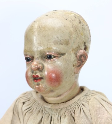 A good Continental 18th century carved wooden Creche figure - 2
