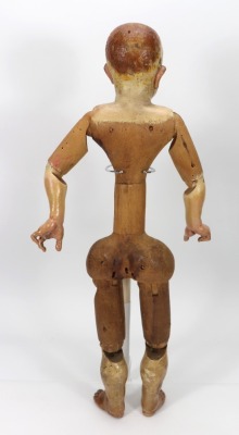 A good Continental 18th century carved wooden Creche figure - 4
