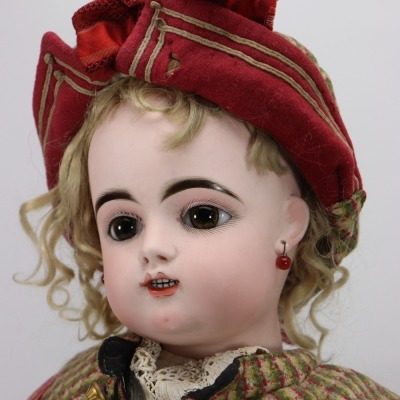 A large Francois Gaultier bisque head Bebe doll, size 10, French circa 1890, - 2
