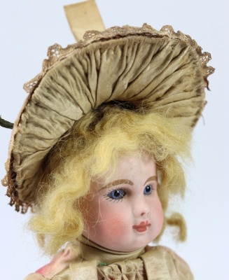 A rare small size 3 Steiner A bisque head Bebe in original clothes, French circa 1890 - 2