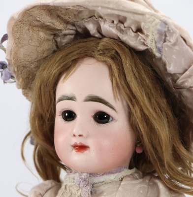 A Rabery et Delphieu bisque head Bebe doll, incised 1, French circa 1890, - 2