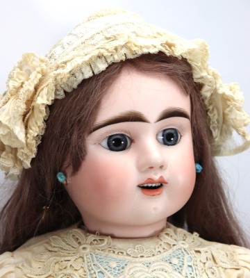 A large Etienne Denamur bisque head doll, size 14, French circa 1900, - 2
