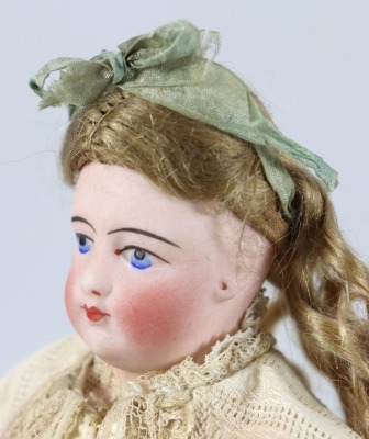 A Francois Gaulthier all original bisque shoulder head fashion doll, French circa 1870 - 2