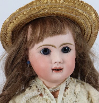 &lsquo;Le Parisien&rsquo; Jules Steiner A bisque head Bebe doll, size 11-12, French circa 1895, - 2