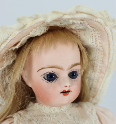 A rare small Pintel & Godchaux bisque head doll, size 4, French circa 1900, - 2