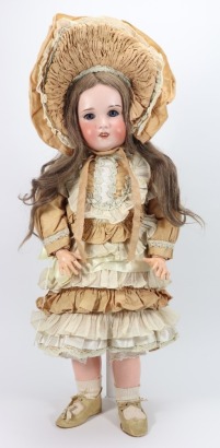 A large S.F.B.J bisque head doll, size 11, French circa 1900,