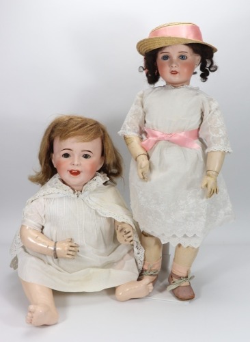A large S.F.B.J 236 bisque head character baby, French circa 1910