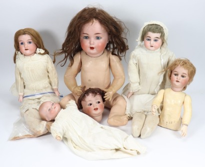 A large Catterfelder Puppenfabrik 201 bisque head baby
