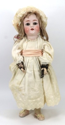 A Kammer & Reinhardt/S&H bisque head girl doll, German circa 1915,