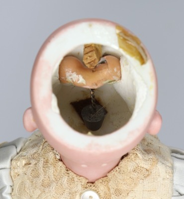 A small Simon & Halbig DEP bisque head doll, German circa 1910, - 3