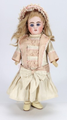 A Bahr & Proschild 204 bisque head doll, German circa 1910,