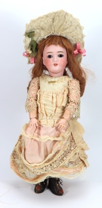 A Walkure KH 282 Kley und Hahn bisque head doll, German circa 1910,