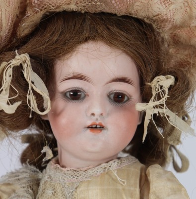 A Franz Schmidt & Co 1250 bisque head doll, German circa 1910, - 2