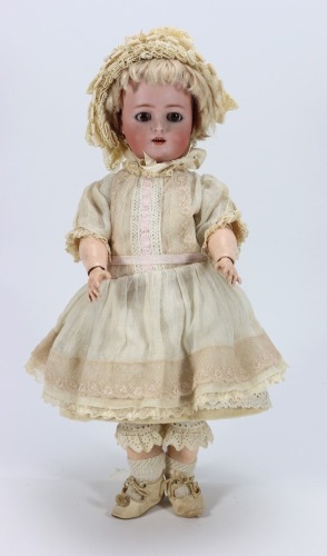 A Kammer & Reinhardt/S&H bisque head doll, German circa 1910,