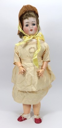 Alt, Beck & Gottschalck 121 bisque head girl doll, German circa 1915