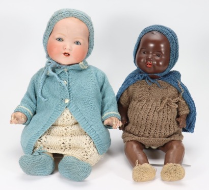 An A.M 351 bisque head Dream Baby doll, German circa 1915
